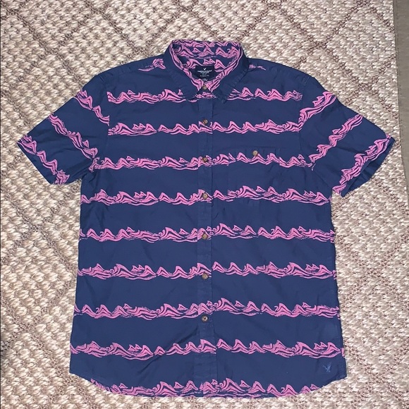 American Eagle Outfitters Other - American Eagle Short Sleeve Classic Fit Button Up